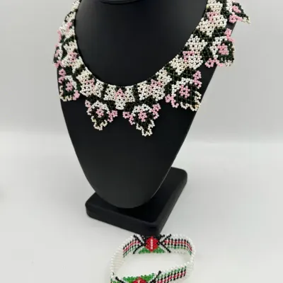 Beaded Necklace & Bracelet