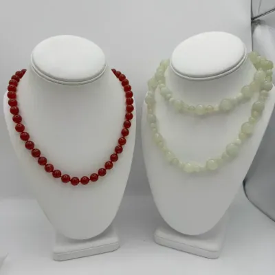 Pair Of Jade Necklaces