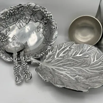 Pewter Platters & Serveware