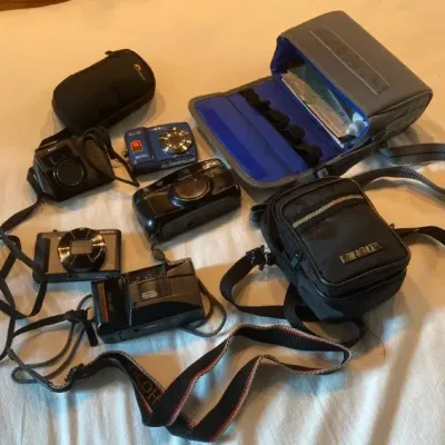 Ricoh AF-60 Film Camera, Sony Cyber-Shot, Kodak EasyShare C182 and More Camera Supplies