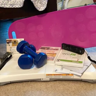 Wii With Wii Sports, Fit Play And Balance Board