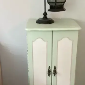 Jewelry Armoire With Hanging Lantern