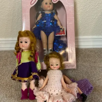 Vintage Ginny Dolls And Betsy McCall Doll(for Repair) 