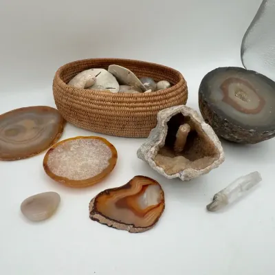 Geodes, Crystals, Seashells & Thunder Rocks