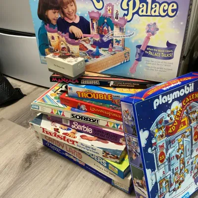 Classic Children's Board Games-Sorry, Trouble, Twister, Chutes & Ladders + More