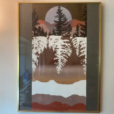 Framed “Ponderosa” Print Signed By Artist
