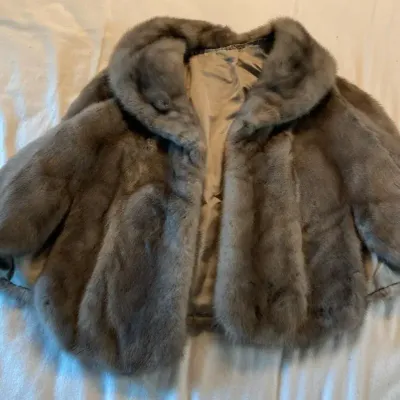 Lutetia Brand Emba Mutation Mink Fur Shawl 