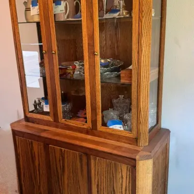 Oak Hutch