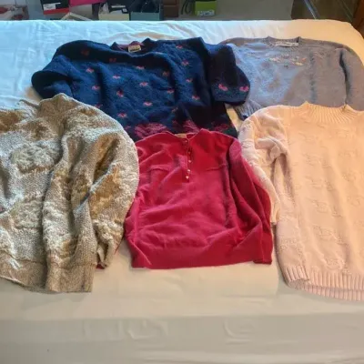 Vintage Wool, Cotton and Silk Sweaters
