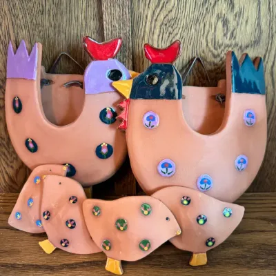 Salamander Clay Chickens