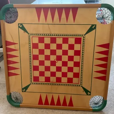 Mid-century Merdel Carrom Board