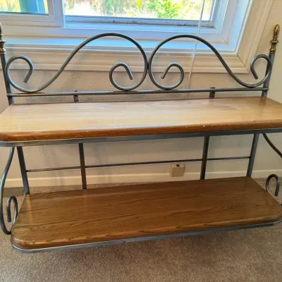 Oak Wall Shelving