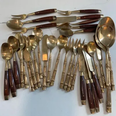  Bronze Hors D’oeuvres Service Ware Made Thailand
