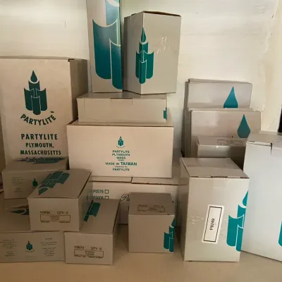 Mystery Lot Of Partylite Candles & Holders
