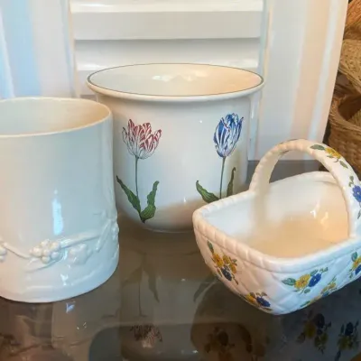 Tiffany Tulips by Tiffany & Co. Vase with Other Floral Ceramics