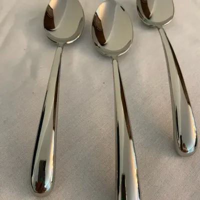Three Ralph Lauren Stainless Tablespoons Made In Korea