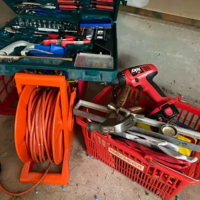 Champion Took Kit, Bungee Cords, Extension Cord & Hand Tools