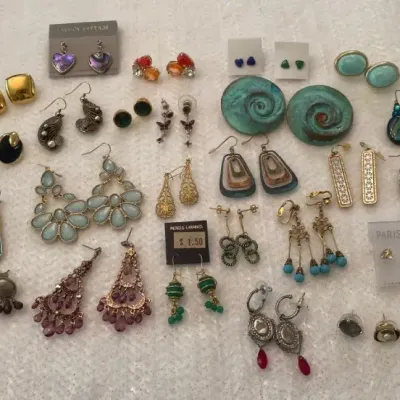 Assortment of Stud and Dangle Earrings
