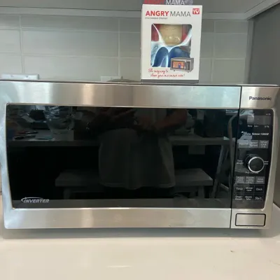 Panasonic Inverter Microwave & Angry Mama Microwave Cleaner