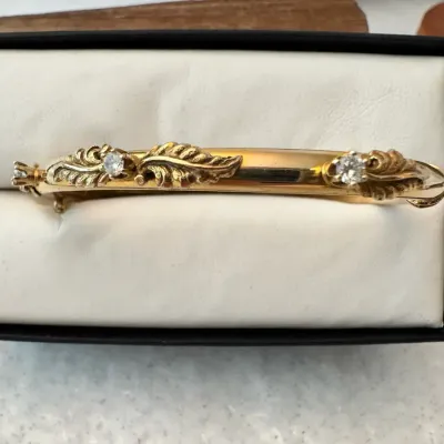 14K Gold & Diamond Bracelet From Marlow’s Fine Jewelry