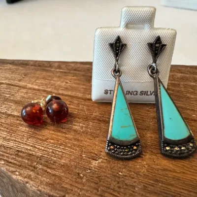 Sterling Silver Earrings & Costume Studs