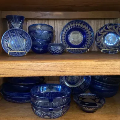 Kirko Cobalt Blue Dishes And Others 