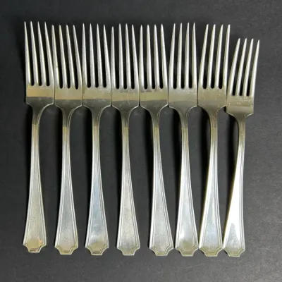 Sterling Silver Gorham “Fairfax” Dinner Forks 