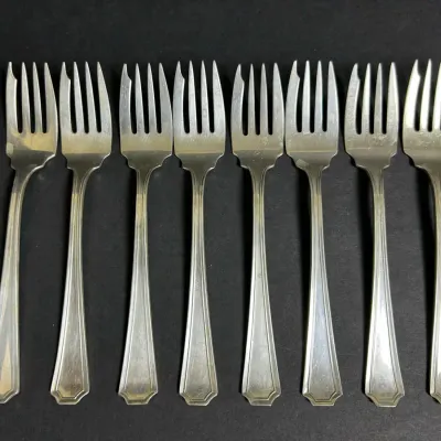 Sterling Silver Gorham “Fairfax” Salad Forks