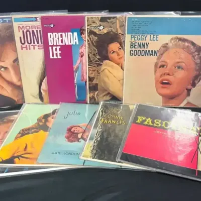 Julie London, Peggy Lee, Brenda Lee & Connie Francis Vintage Vinyl Collection