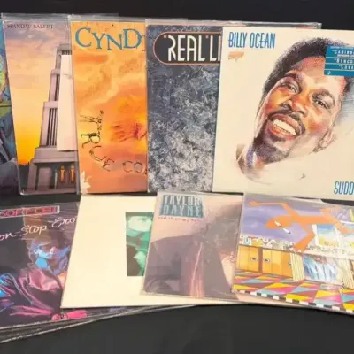 Cyndi Lauper, Soft Cell, The Vapors, Spandau Ballet & Taylor Dayne 1980s Vinyl Collection
