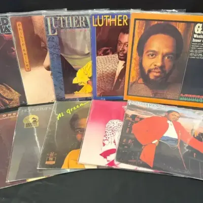 Al Green, Luther Vandross, Donny Hathaway & Classic Soul Vinyl Record Collection