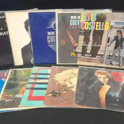 Billy Idol, Big Country, Elvis Costello, Human League & Bow Wow Wow 1980s Vinyl Collection