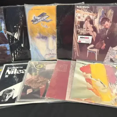 Tom Waits, Bob Dylan & Harry Nilsson Vinyl Record Collection