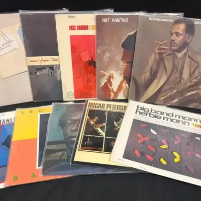 Miles Davis, Dexter Gordon, Oscar Peterson & Jazz Greats Vinyl Record Collection