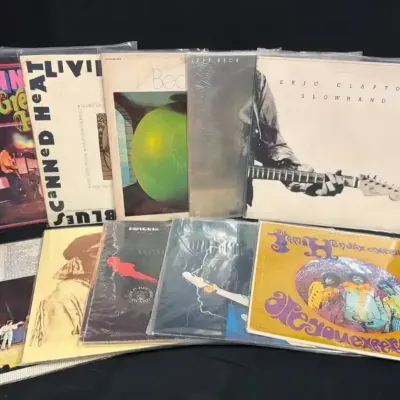 Jimi Hendrix, Eric Clapton, Jeff Beck & Canned Heat Classic Rock Vinyl Collection