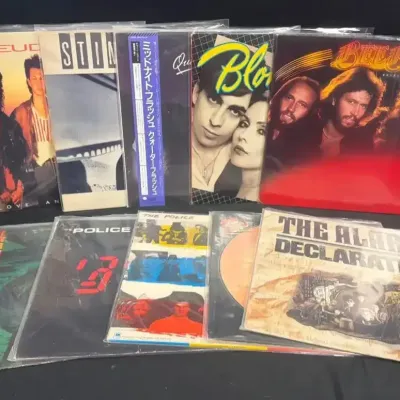 The Police, Sting, Blondie & The Cars 1980s Vinyl Record Collection