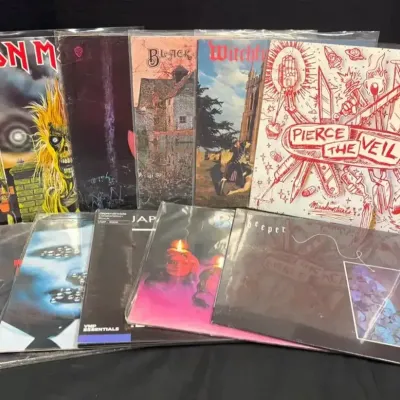 Black Sabbath, Iron Maiden & Deep Purple Heavy Rock Vinyl Collection