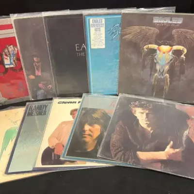 Eagles, Don Henley, Glenn Frey & Randy Meisner Vinyl Record Collection