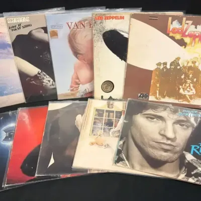 Led Zeppelin, Van Halen, Rush, Scorpions & Classic Rock Vinyl Record Collection