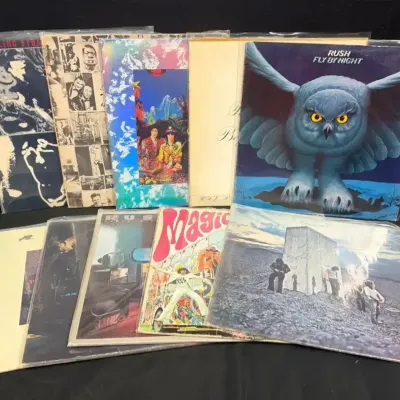 The Who, Rush & Rolling Stones Classic Rock Vinyl Collection