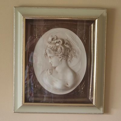 Sale Photo Thumbnail #26: Turner Manufacturing Co. "East Wind" Cameo Plaque