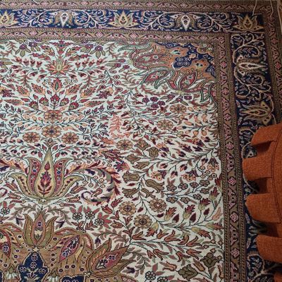 Sale Photo Thumbnail #16: Vintage Persian Kashan 'Tree of Life' Wool Rug