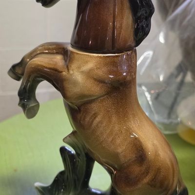 Sale Photo Thumbnail #76: Jim Beam Trophy Series Rearing Horse Decanter 1962