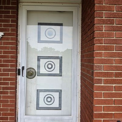 Sale Photo Thumbnail #17: Mid-Century Modern Style Aluminum Storm Door