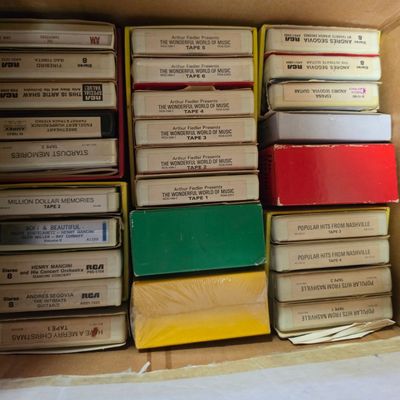 Sale Photo Thumbnail #70: Vintage 8-Track Tape Collection - Arthur Fiedler, Andrés Segovia, and Popular Hits