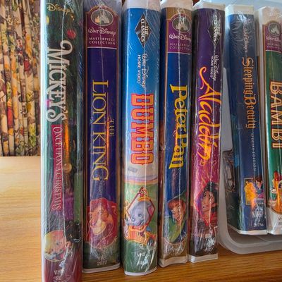 Sale Photo Thumbnail #80: Collection of Walt Disney Masterpiece Collection and Black Diamond VHS Tapes
