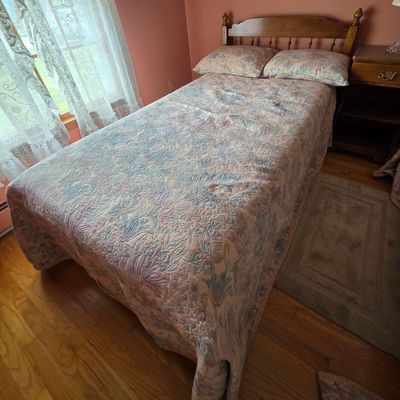 Sale Photo Thumbnail #28: Vintage Spindle Bed Frame