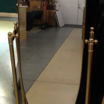 Brass Dress Mirror 