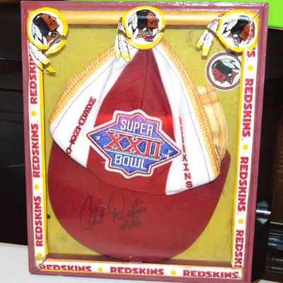 Signed Redskins Super Bowl hat
