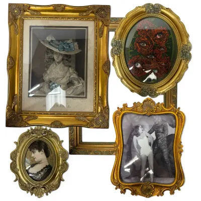 Gothic Gold-Toned Art